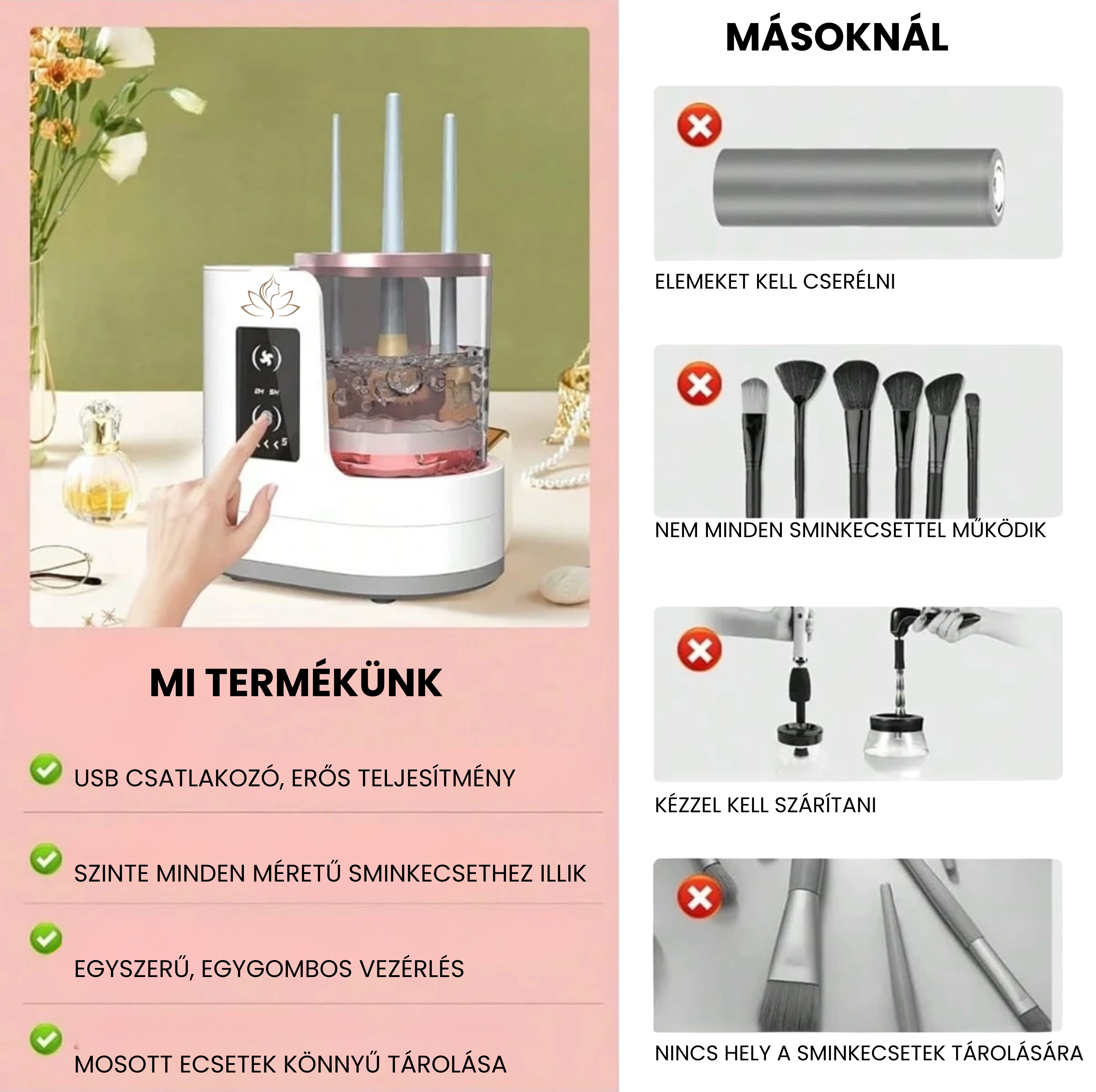 Luxeskin - InstantClean Ecsetmosó