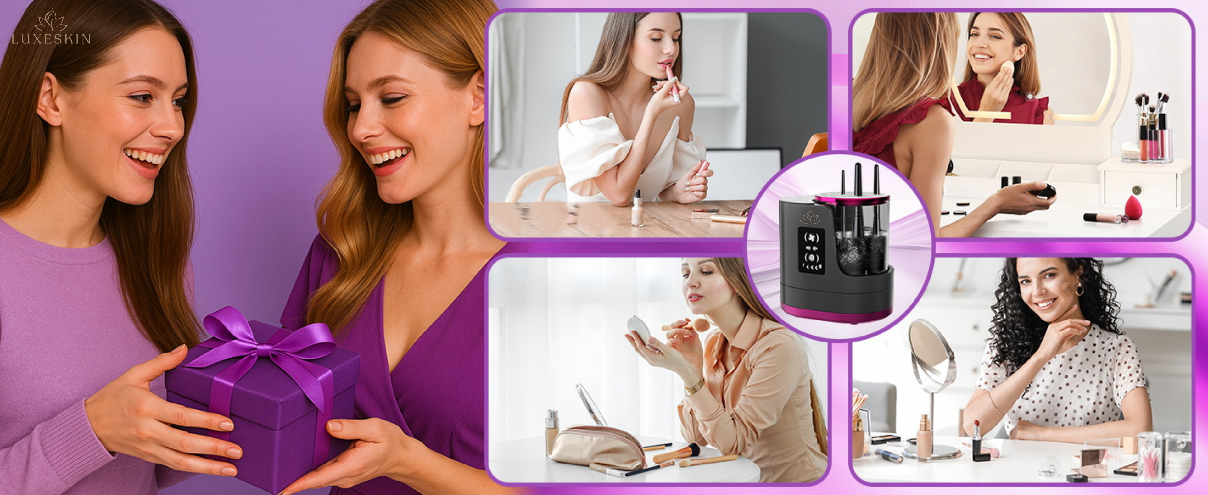 LUXESKIN PRO-  InstantClean Ecsetmosó