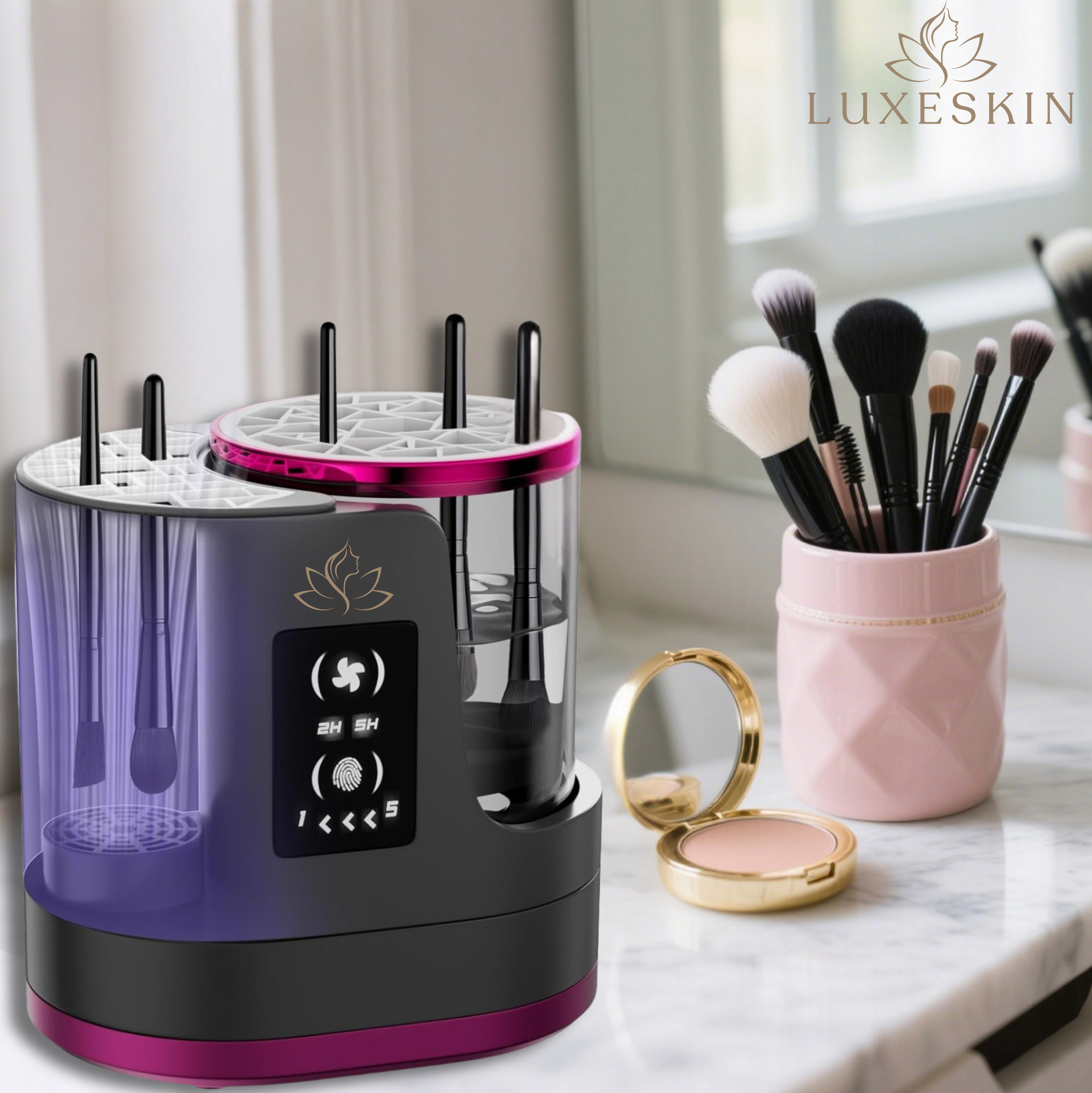 LUXESKIN PRO-  InstantClean Ecsetmosó